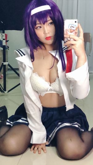 [Cosplay-foto] Schattige Miss Sister-Bai Ye- - Schooluniform