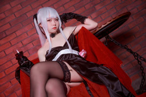 [ภาพถ่าย Net Red COSER] อะนิเมะบล็อกเกอร์ G44 จะไม่เจ็บ - Wuzhi ชุดดำ