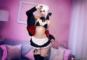 [ภาพถ่าย COSER คนดังทางอินเทอร์เน็ต] Miss Coser Potato Godzilla - Saber Alter Maid