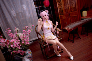 [Foto de COSER de celebridad de Internet] Zhou Ji es un lindo conejito - cheongsam Soniko