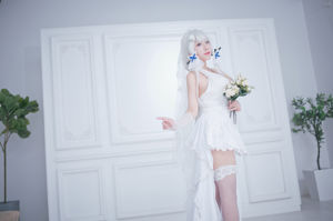 [COS Welfare] Blogger di anime Mu Ling Mu0 - Abito da sposa brillante