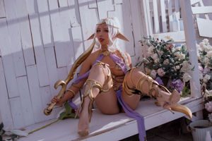 [Net Red COSER Photo] Anime blogger Jiuqu Jean - Elf Village