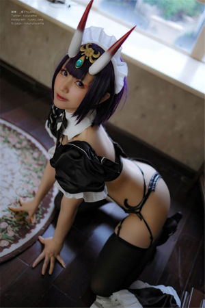 [ภาพถ่าย COSER คนดังทางอินเทอร์เน็ต] สาวน่ารัก Nyako Nyako-Sake Swallow Maid