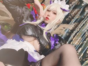 [Foto de COSER de una celebridad de Internet] Taro Yuan Yuko SJ_ - Selfie de la sirvienta negra