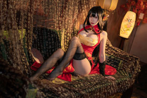 [Net Rode COSER Foto] Xiyuan Tempel Nange Foto - Dafeng Cheongsam