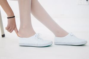 Mo Mo "White Silk Mesh Schuhkollektion" [Sen Luo Foundation] JKFUN-050