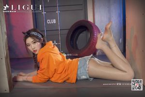 Beenmodel Xiao Xiao "Kousen in sportstijl, meisje" [Ligui Ligui]