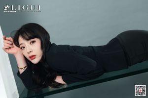 Model nogi Zhao Rui „Długie nogi i wysokie obcasy OL Girl” [丽 柜 LiGui] Internet Beauty