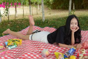 [Dasheng Model Schieten] No.144 Feifei Vakantie Picknick: