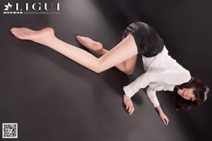 [丽 柜 贵 足] Modelo Lele "Uso profesional con pies sedosos y tacones altos" Colección completa de hermosas piernas y fotografías de pies de jade