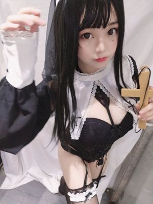 [Cosplay Photo] Nona Kakak Sayang Kucing Qiu yang Lucu - Biarawati