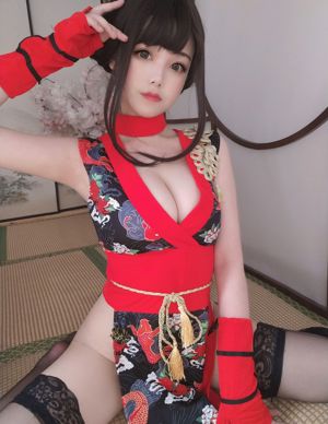 [COS Welfare] Urocza Panna Siostra Miodowy Kot Qiu - Czerwony Samuraj