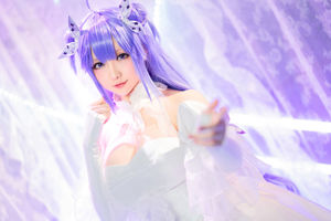 [Internet-Berühmtheit COSER Foto] Miss Coser Xing Zhichi – reinweißes und pechschwarzes „Unicorn“