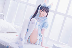 [COS Welfare] Weibo Girl Paper Cream Moon Shimo - Vestido de empregada