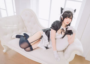 [COS Welfare] Weibo Girl Paper Cream มูน ชิโมะ - Atago Maid