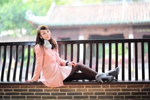 Hong Kong Beauty Jiao Er-Fresh en Beautiful Outdoor Shooting