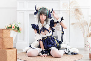 [Foto COSER selebriti internet] Gadis Weibo Momoko Kwai Kwai - Cheshire