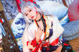 [สวัสดิการ COS] Weibo Girl Momoko Kwai Kwai - ชุดกิโมโนของ Eugen