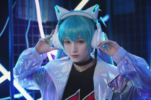 [Foto cosplay] Blogger di anime Teppanyaki ghost dance w - Yaowu headset miku