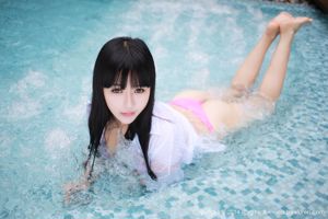 Babao icey "Đồ lót chụp ảnh ngoài trời + Cơ thể ướt" [MyGirl] Vol.022