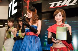 Zhang Kaijie/Guo Guo MM "Taipei International Game Show Taipei Game Show" HD set of pictures