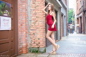 [Taiwan Zhengmei] Huang Shangyan "Boilingiao ~ Red Dress with Sling Bag"