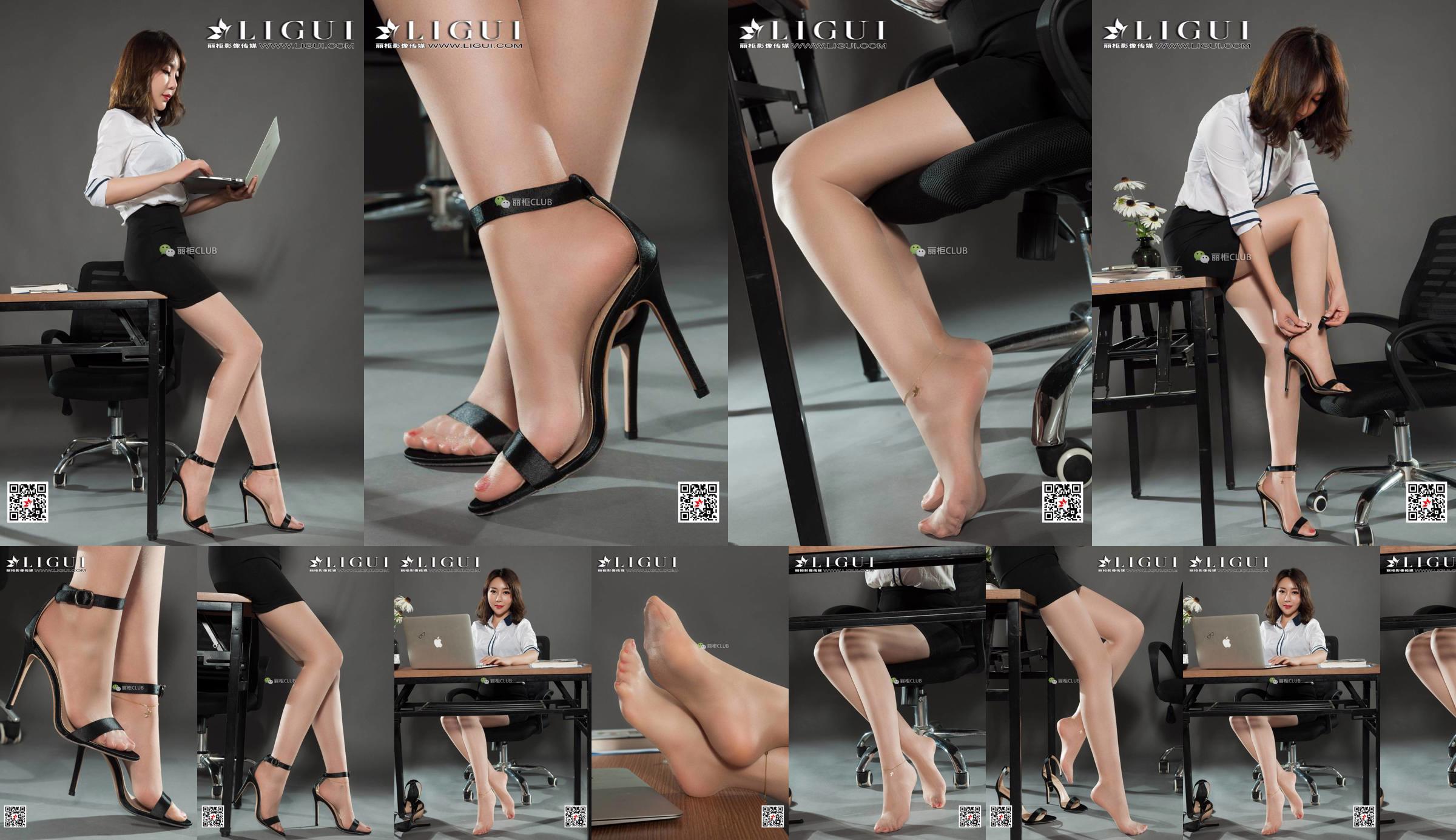 Leg model Li Mengying "High Heels and Beautiful Feet" [LIGUI] Internet Beauty No.597738 Page 1