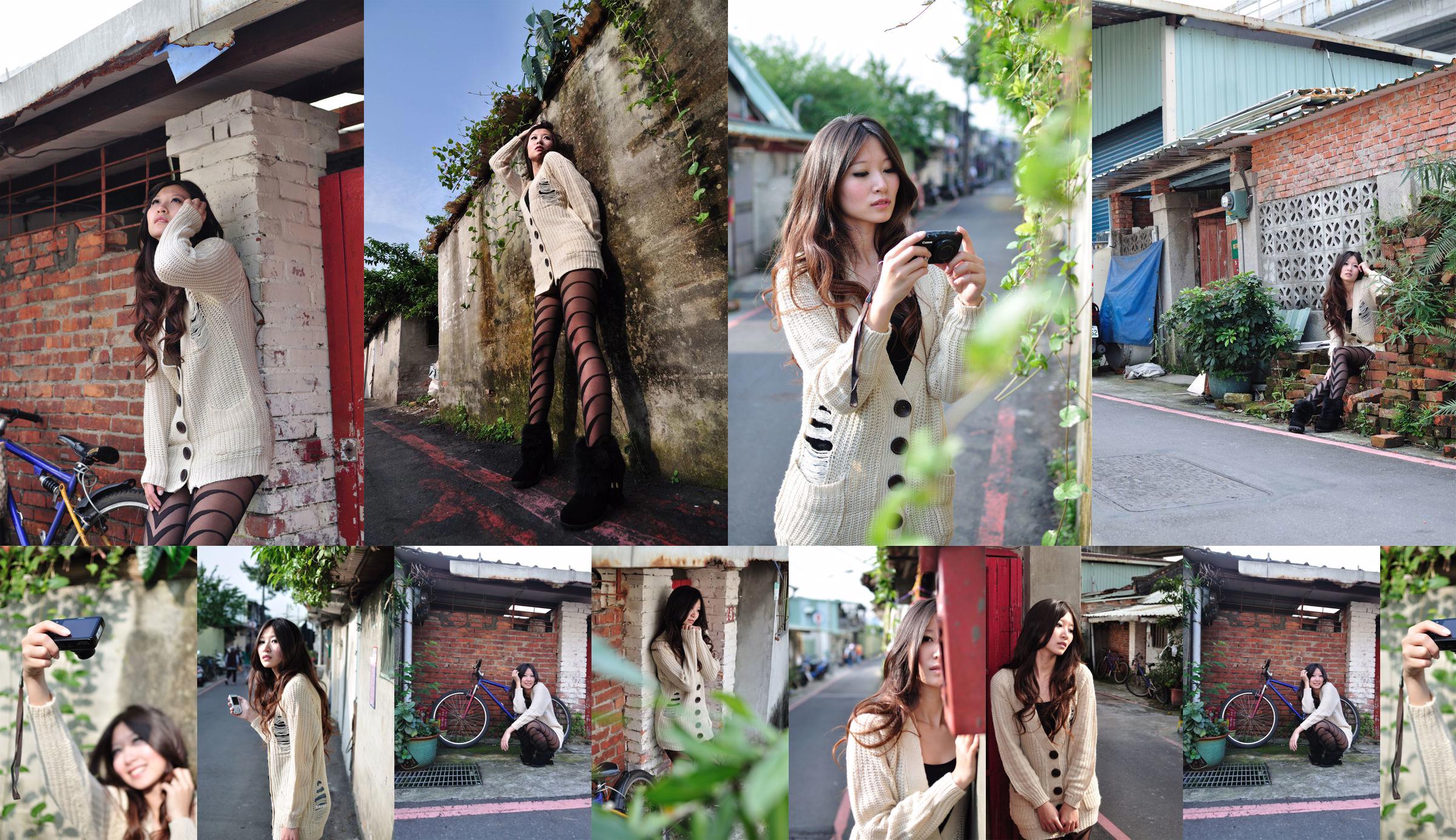 Taiwanese beauty model Pink "Outside the Street of Yongchun" No.331888 Page 1