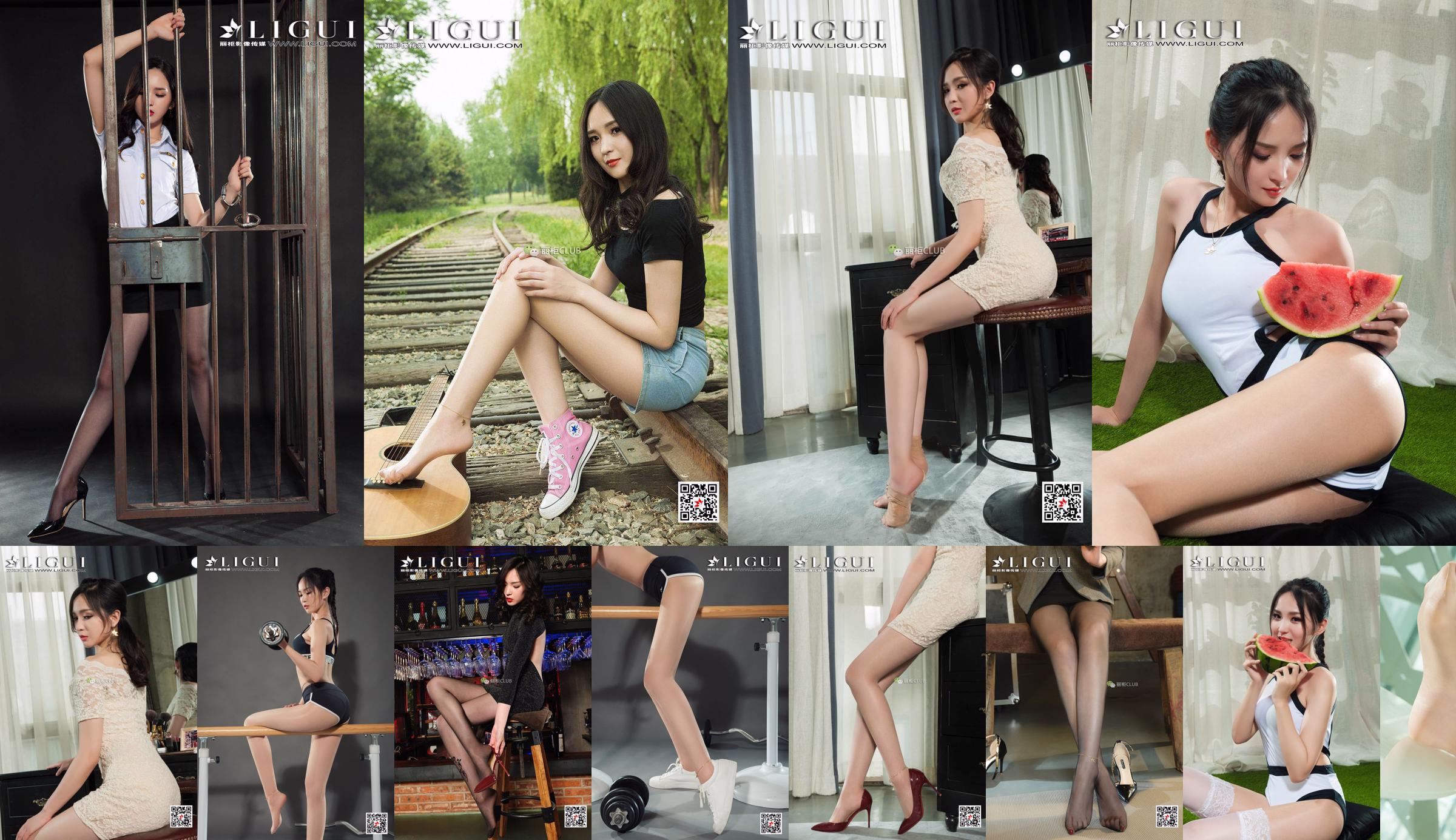 นางแบบขาเสี่ยวเกอ "White Silk Watermelon Girl" [Ligui Ligui] Online Beauty No.e3de22 หน้า 12