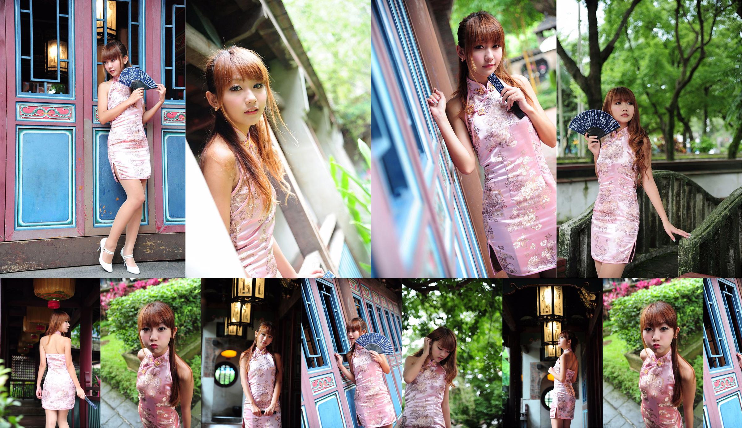 Tangtang สาวไต้หวัน "Lin's Garden Classical Cheongsam Outside Shoot" No.81f05e หน้า 3