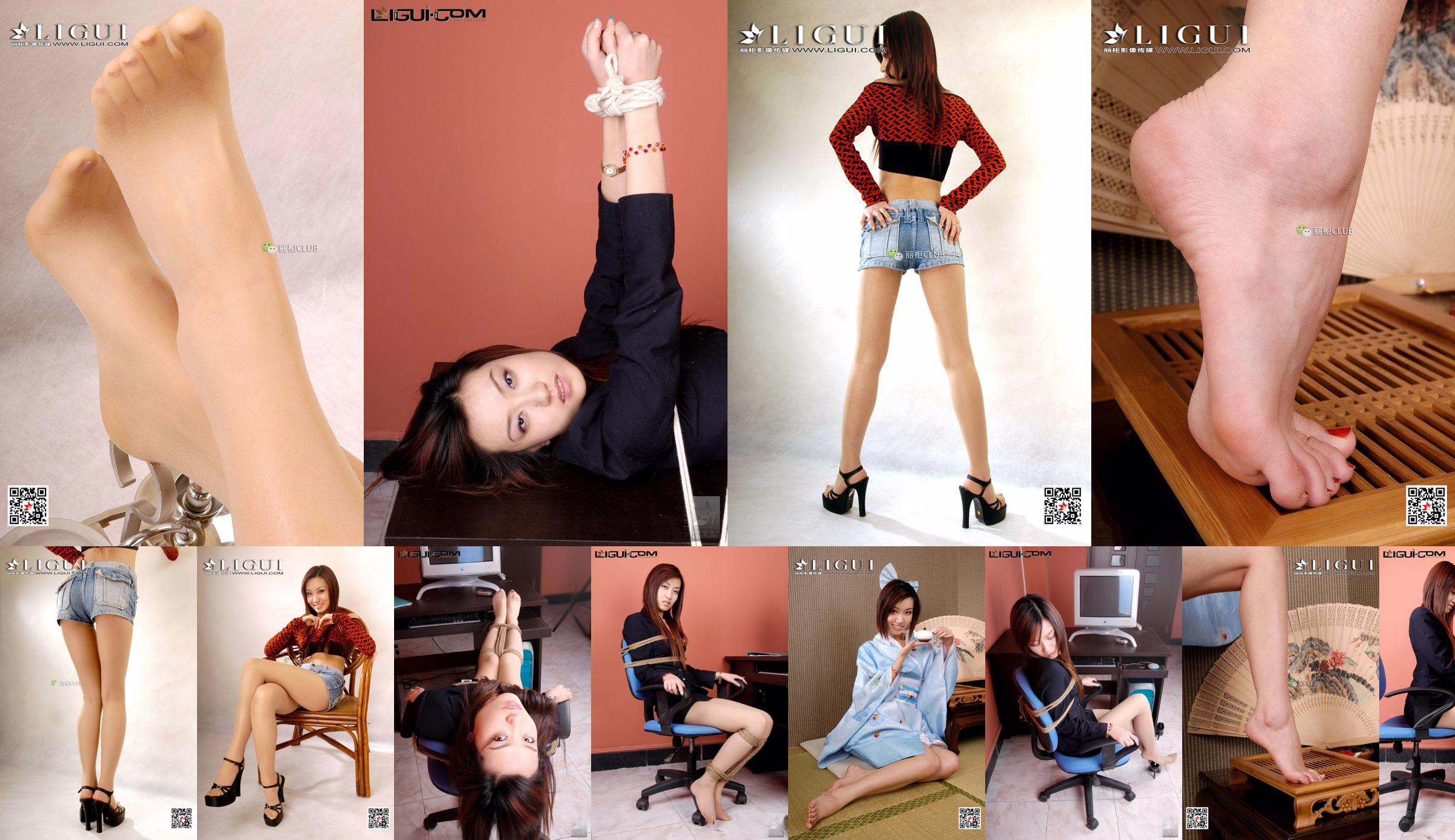 Xiaohui "Silk Feet in Costume" [LIGUI] Beautiful Legs and Silky Feet No.8586b5 Page 4