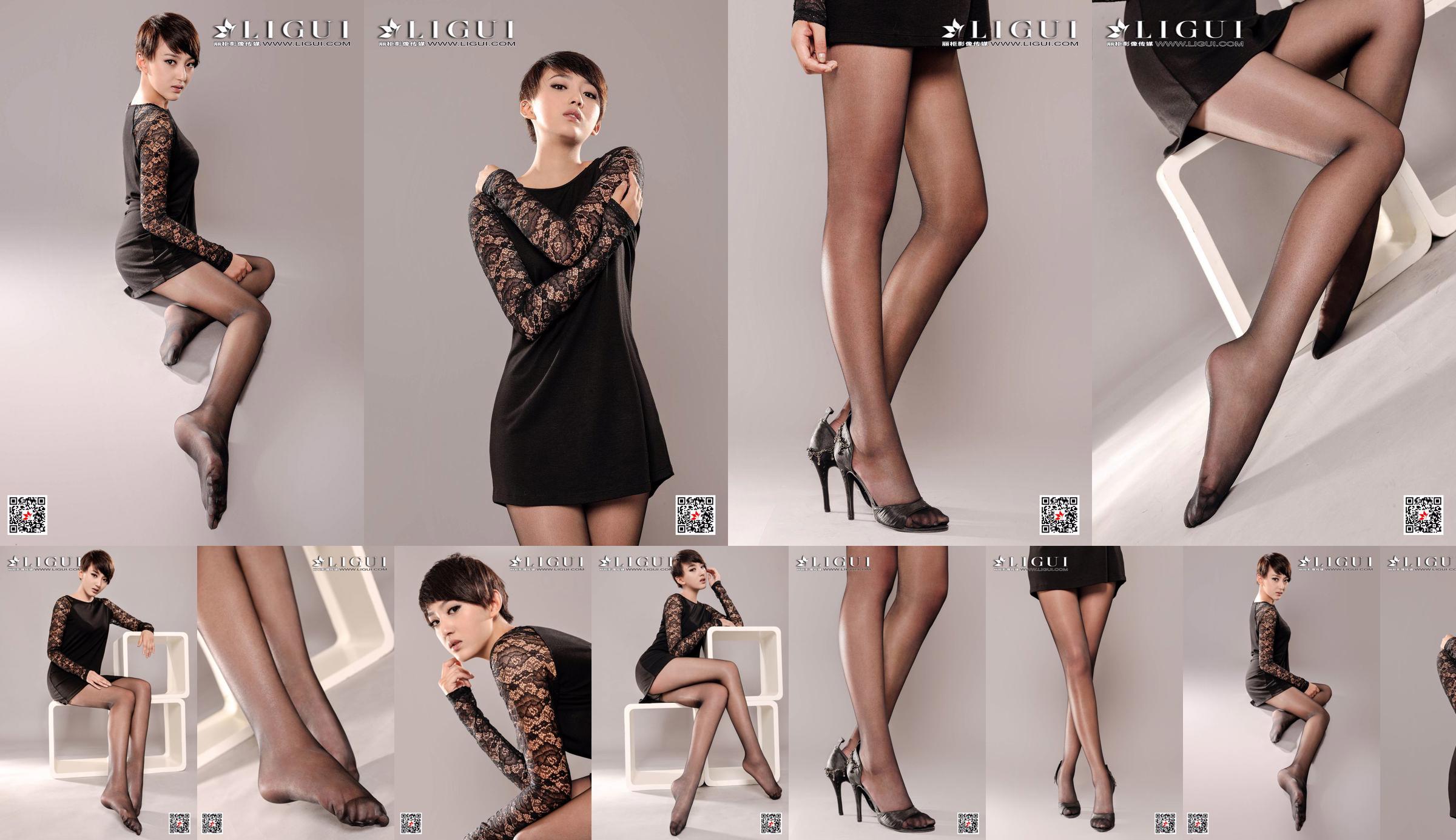 Người mẫu Xiaoqi "Black Lace" [Ligui Ligui] Vẻ đẹp Internet No.e70b55 Trang 6