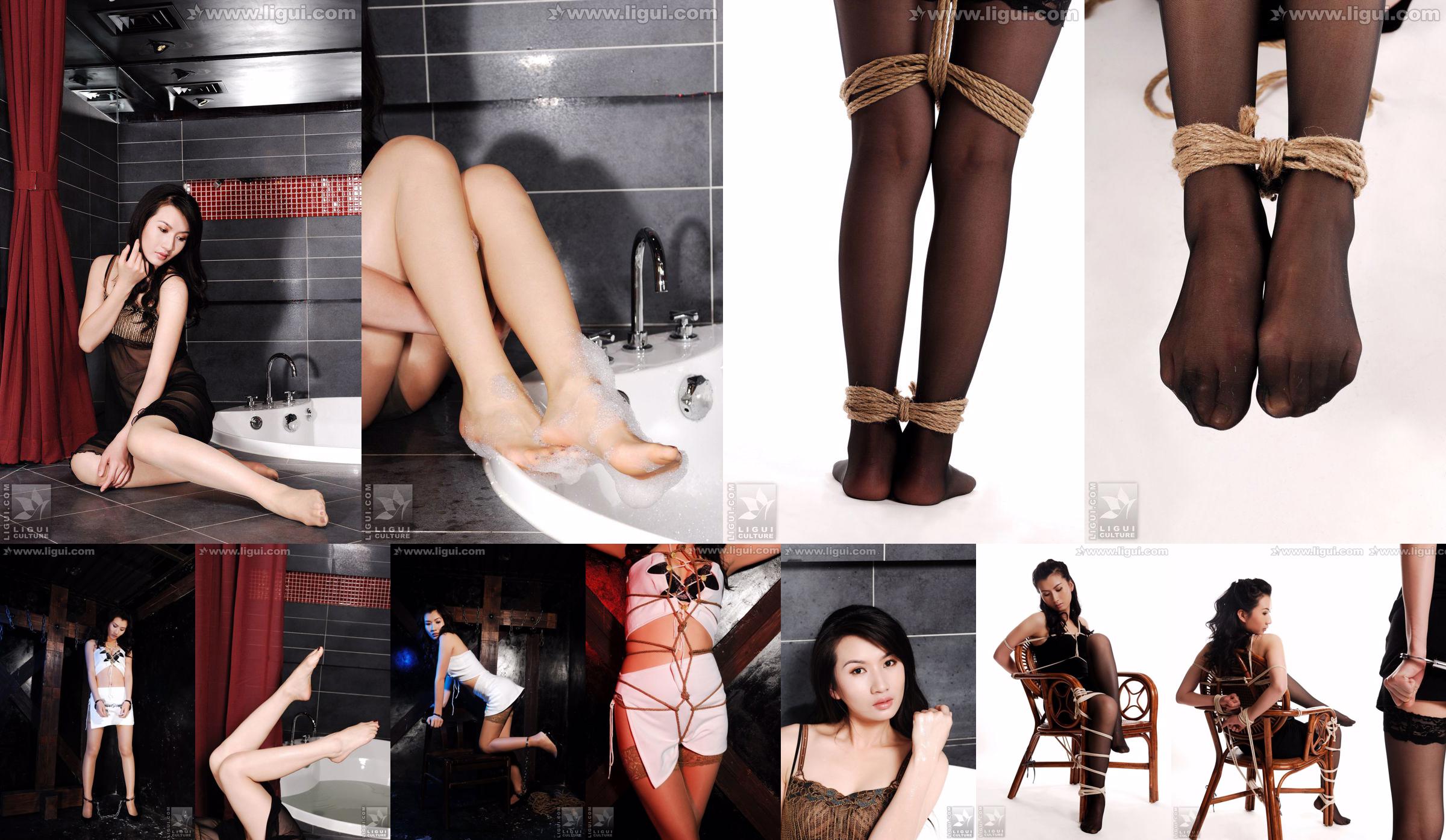 Model Yuli "Female Underground Party Imprisoned in Prison" [丽柜美束LiGui] Silk Foot Photo Picture No.4c4d8b Page 1