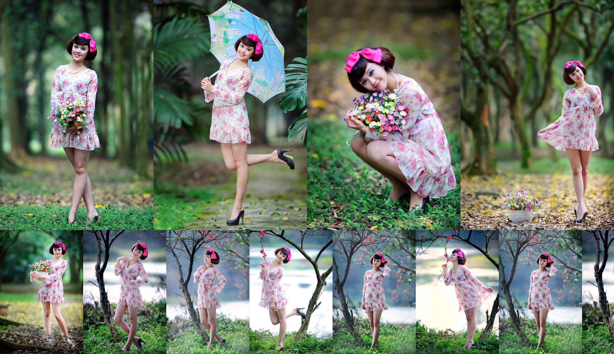 Taiwanese girl Yin Zhi "Outside Shooting of Beautiful Color Dresses" No.97d47d Page 1