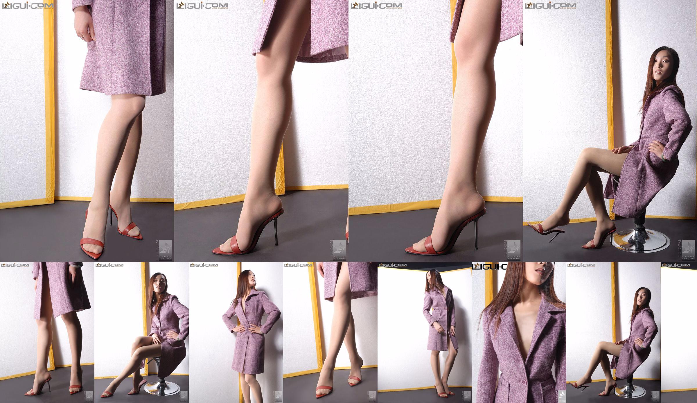 Model Zhang Ai "Yew Girl with High Heels" [Ligui LiGui] Photo of beautiful legs and feet No.81198b Page 1