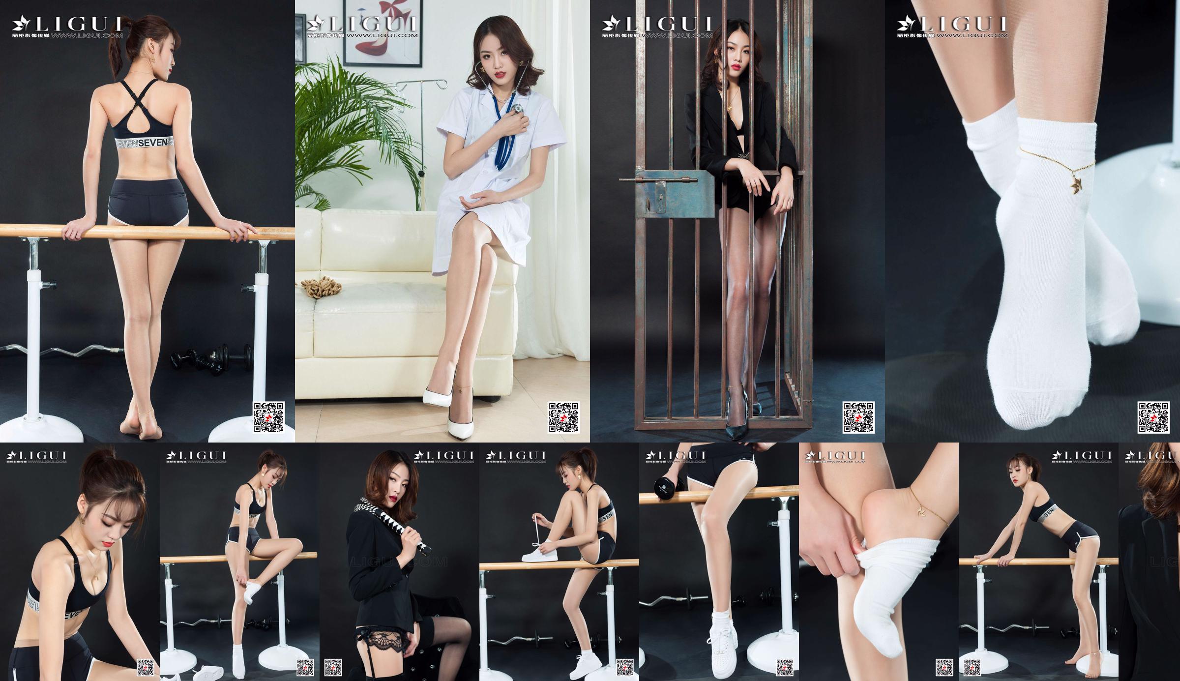 Leg model Xilly "Fitness Silk Foot" [丽柜Ligui] No.68105f Page 2