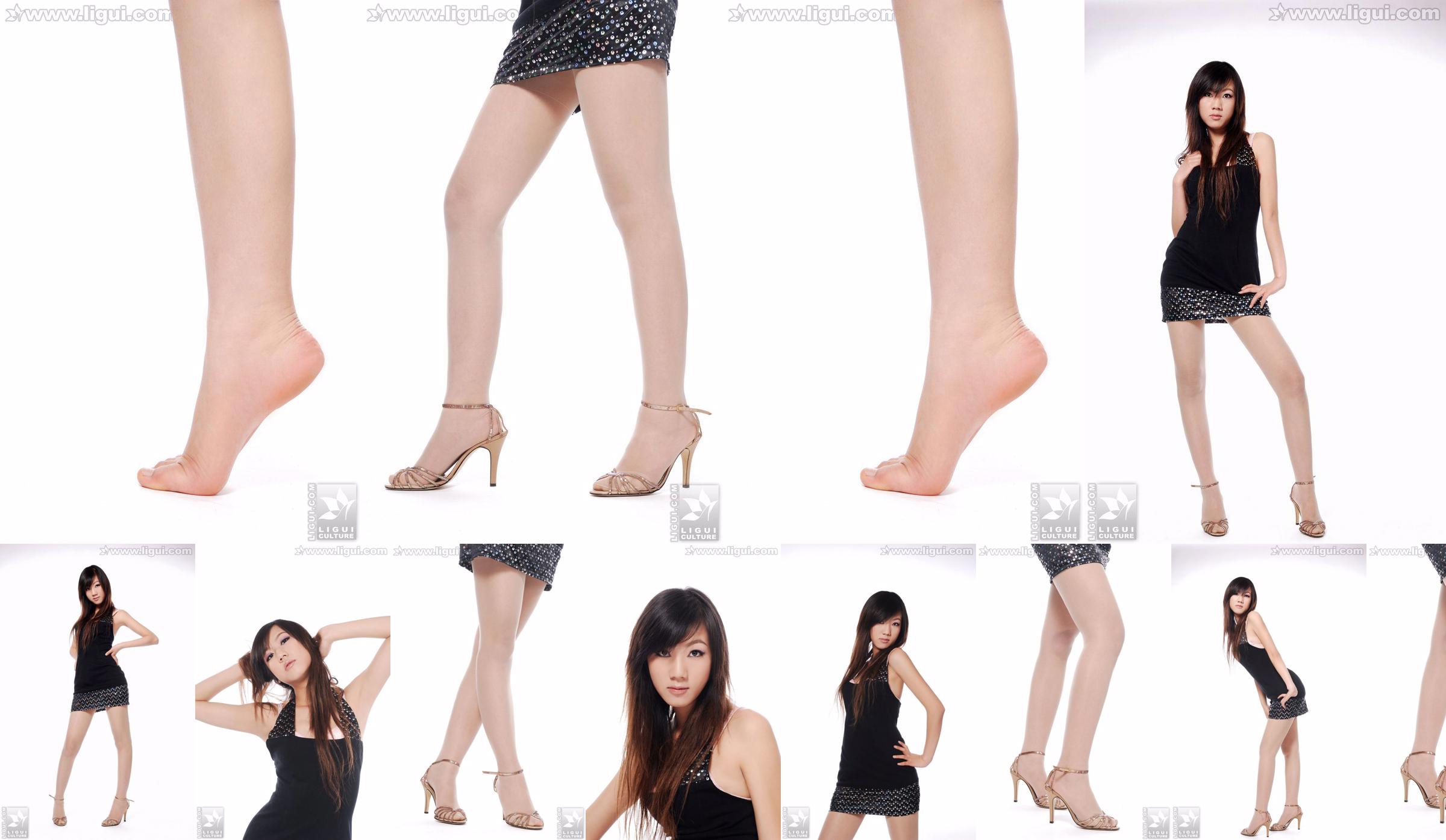 Model Sheng Chao "High-heeled Jade Foot Beautiful New Show" [丽柜LiGui] Photo of Beautiful Legs and Jade Foot No.55ed78 Page 3